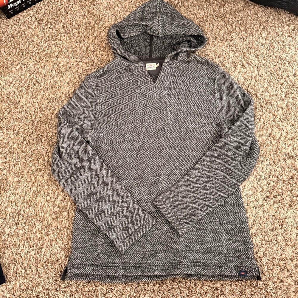 Faherty Herringbone Hoodie - M